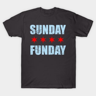 Sunday Funday Chicago Flag T-Shirt